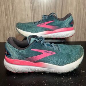 Brooks Ghost 16 Women Size 8.5 Blue Running Shoes Sneakers  1204071B454